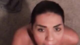 OnlyFans/lexxierex ????HOT Mexican Wife Sucks the Soul Out POV Blowjob and gets Mouth Blasted With Cum