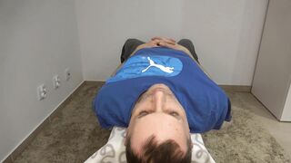Cuckold creampie cleanup 2 times, after lover and own cum