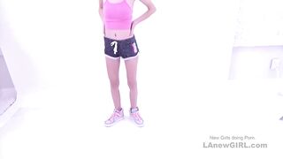New 18 Girl with skinny body gets fucked at her modeling audition