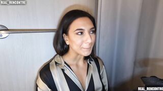 A Pretty French Girl Gets Anal Fucked In A Fitting Room By Two Of Her Brother's Friends !!!