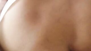 Thai Woman blowjob doggy fuck cum on tits สาวไทยดูดควยเย็ดท่าหมาแตกใส่นม