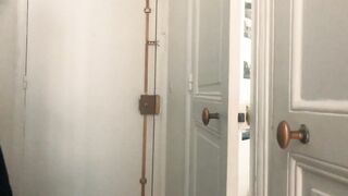Cute girlfriend fucked hard in the bathroom