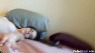 GF sucking, fucking and taking facial
