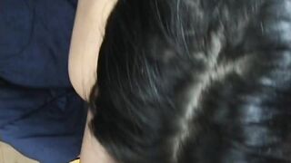 Pretty girlfriend doing a video with her partner