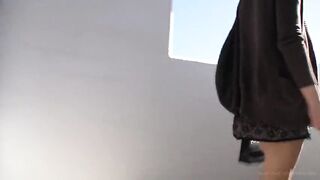Nikki is surprisingly shy and modest