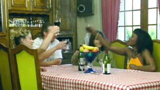 Black African Suck Machine Pleasuring White Cock Masters!
