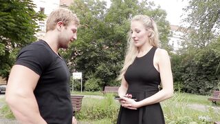 German tourist Cam Angel gets facial