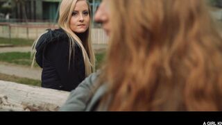 Fancy blondes love lesbo sex