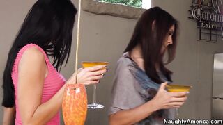 Ava Addams and her friend share a cock