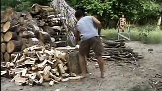Redhead slut gets boned In Nature