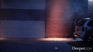Aggressive DP Behind Dumpster