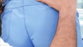 Nurse Codi Vore Is About To Go To Work But Her Bf Damon Dice…