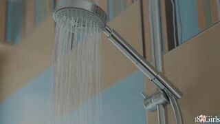 Gets her tight pussy drilled in the bathroom