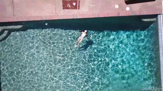 Interracial fucking with an Asian chick by the pool