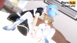 Felix X Rem Re zero hentai femdom anal vibrator trap custom maid 3d 2 COM
