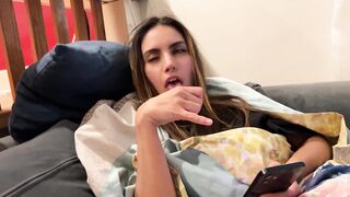 Getting Caught Blowing My Friend While She Watches And Plays With Her Pussy. (With HulkandIsa)