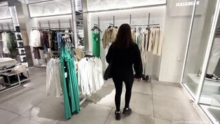 We love shopping and we love risky sex in the fitting room...we were almost caught..