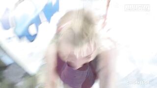 Blonde Beauty Vyvan Hill Gets To Fuck Horny Stud In Public -