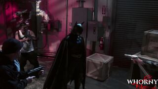 Batman Rescues Two Hotties Thirsty For Threesome And His Tasty Cum -WHORNY FILMS