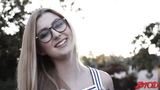 Blonde Cheerleader Alexa Grace Gets Her Wet Pussy Fucked