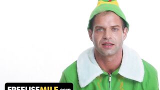 Merry FreeUse Christmas! Milf Stepmom Teaches Horny Stepson And Shy Stepdaughter How To Fuck