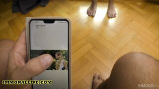 STEP MOM SQUIRTING HAIRY PUSSY Angel Wicky Drenches Stepson – Immoral Live 4k