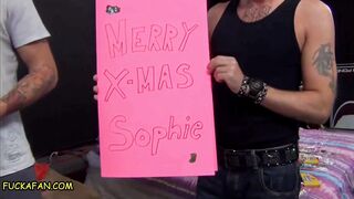 Fuck A Fan - Christmas Present for Vince from Sacramento Sophie Dee, Nikki Sexx, Jennifer White