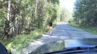 POV Big Tits Jogger Has Sex Wit Stranger In The Woods - Sweetie Fox