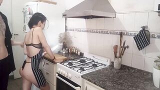 French Girlfriend Cum In Her Mouth And Absolutely Does Not Stop Sucking