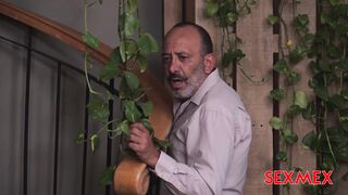 Perv Father Helps His Mexican Daughter Get Fucked