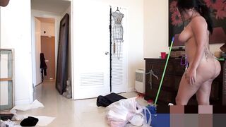 Mexican Maid Gets A Huge White Cock For Payment - White Mexican