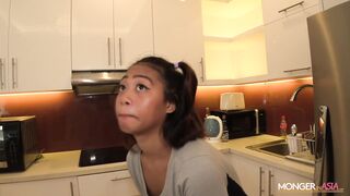 Asian Teen Maid With Massive Boobs Gets Creampied
