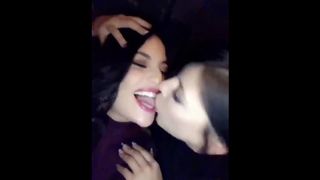 Tongue Action 2 Girls Share a VERY Passionate Kiss together
