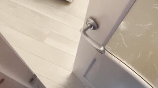I saw how my stepsister jerks off and brought her tongue to orgasm