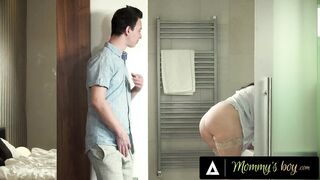 - Mature Maid Rides 18yo Guy's Cock After She Kept Teasing Him While Cleaning...