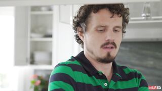 Milfed - Dee Williams Seduces Her Daughter's Boyfriend To Fuck Her Right There In The Kitchen