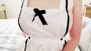 JOI From The Hotel Room Service Maid After She Walks In On You Jerking Off!