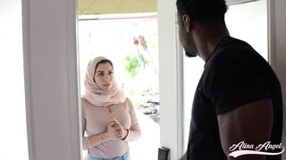 Hijab Arabic Alinaangel W BBC Jax Slayher P2- الينا انجل بالحجاب تنتاج من الفحل الاسمر جاكس سلاير ج٢