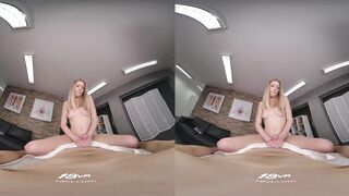 Blonde Babe Freya Mayer Massages Your Body And Drills Your Dick VR Porn