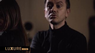 Claire Castel tries out the sex machine
