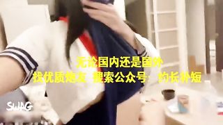 18岁学生妹，粉嫩小逼逼 ，皮肤很好，奶子精致摸起有弹性，插进去真舒服，中国露脸女神高颜值露脸主播模特空姐，CHINESE GIRL MODEL