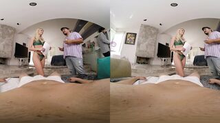 VR BANGERS Tight Ass Hole Penetration With Stunning Blonde Babe Kenna James VR Porn