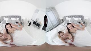 VIRTUAL TABOO - FFM Horny Creampie