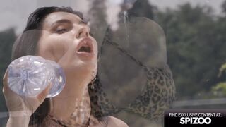 Bubbly Brunette Honey Demon Deep Drilling Pounding