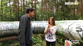 Lullu Gun Has Crazy Fun Outdoors In The Bushes - AMATEUR EURO
