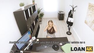 LOAN4K. Buxom chick decides to use her sweet body to her advantage today
