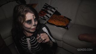 Freaky Halloween Gangbang For Eden