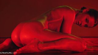 ULTRAFILMS Amazing girl Sybil showing us her excellent body and masturbating