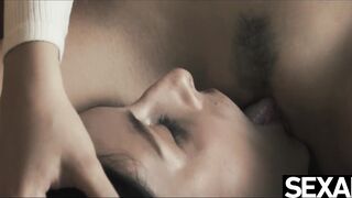 Watch these stunning girls eat pussy in a steamy lesbian 69