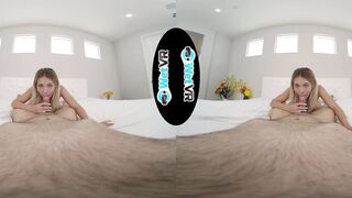WETVR Tiny Emma Bugg Fucks Huge Dick In First VR Porn Experience